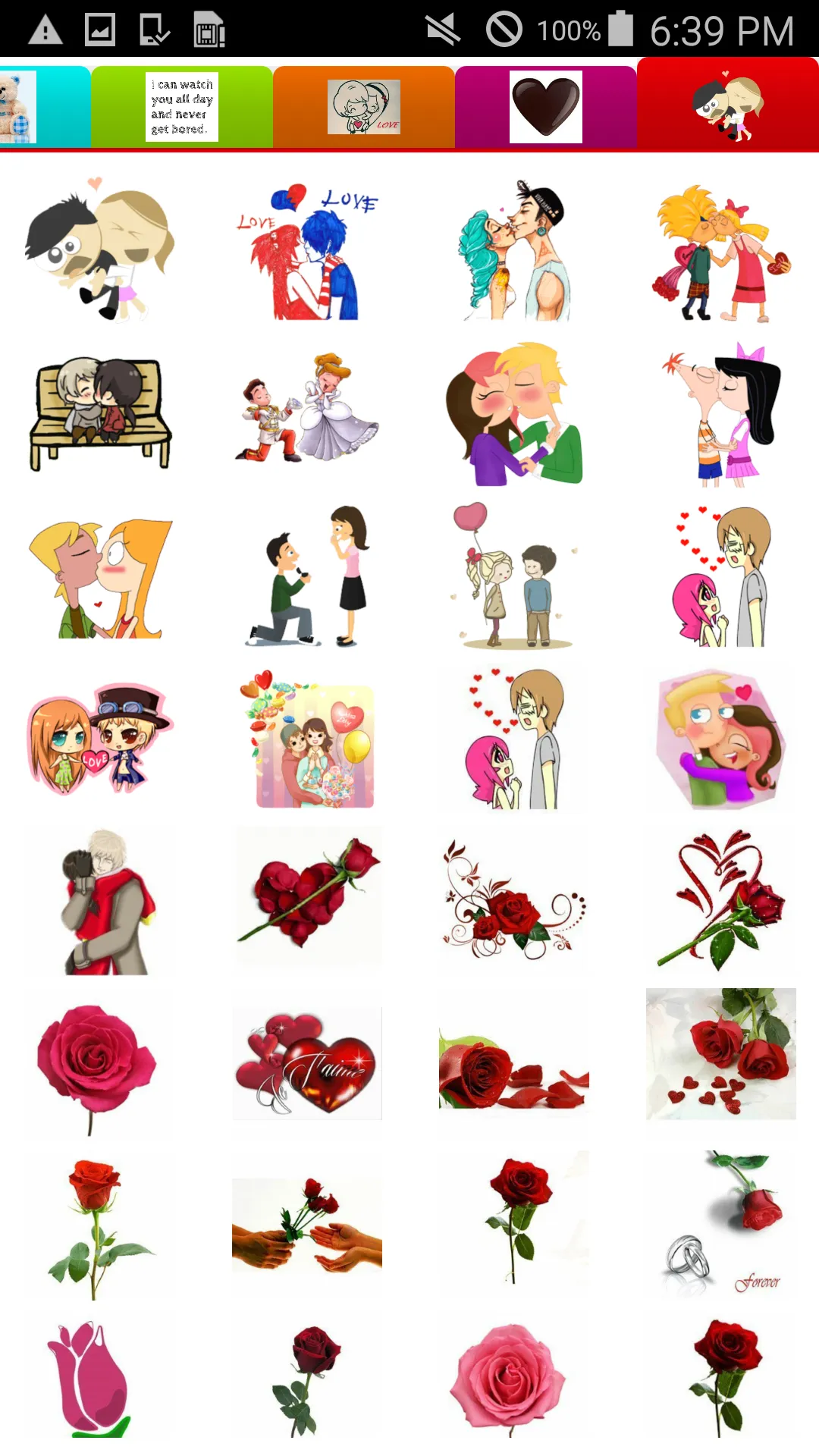 Love Stickers | Indus Appstore | Screenshot