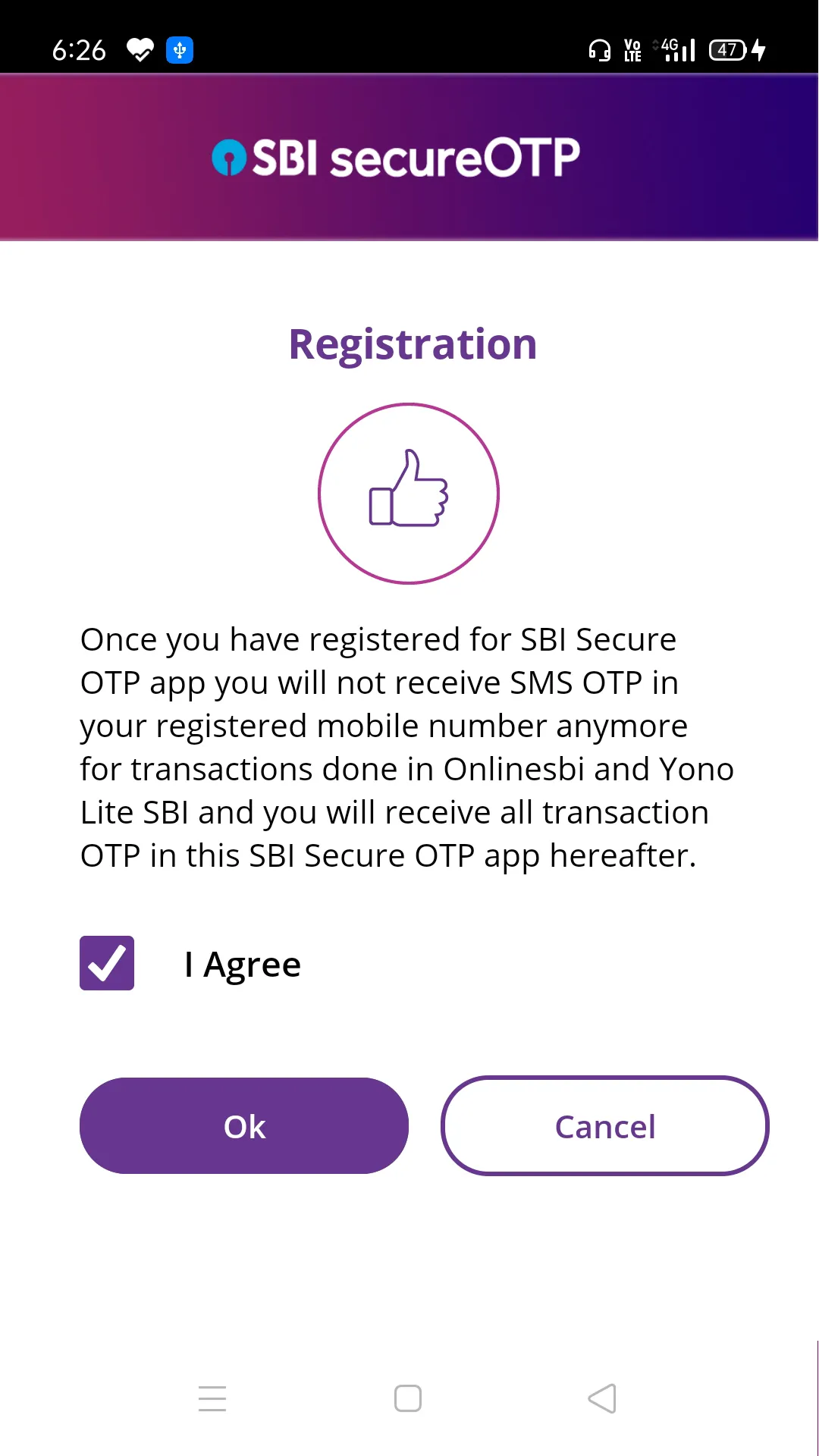 SBI Secure OTP | Indus Appstore | Screenshot