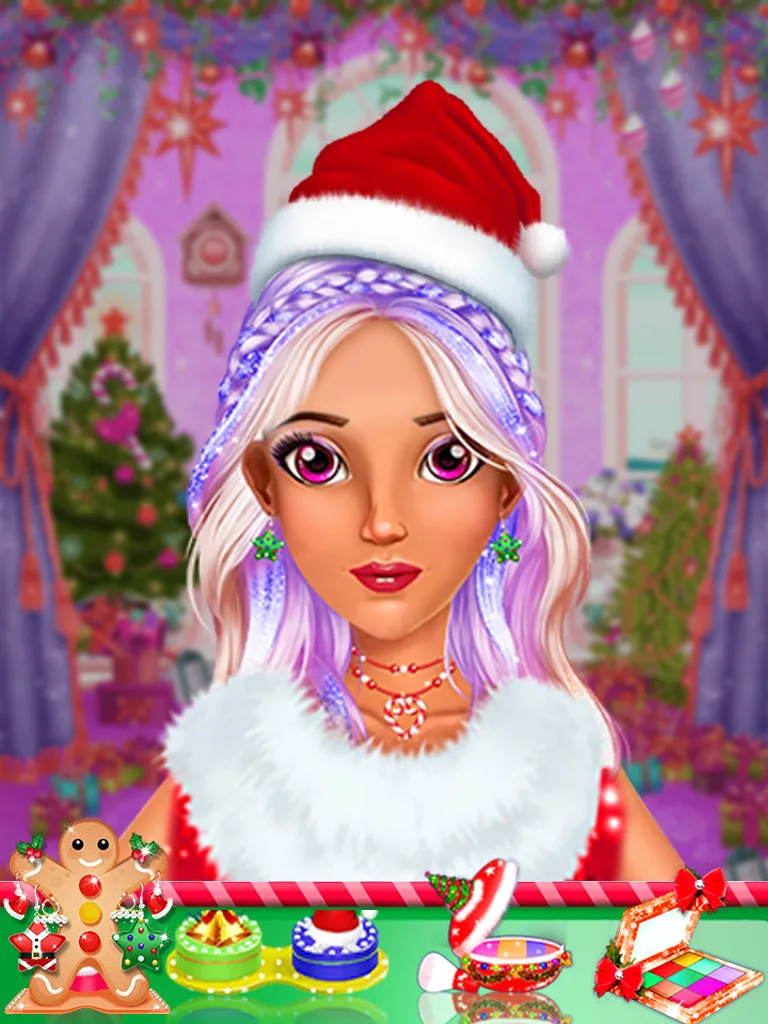 Christmas Princess Makeup Game | Indus Appstore | Screenshot