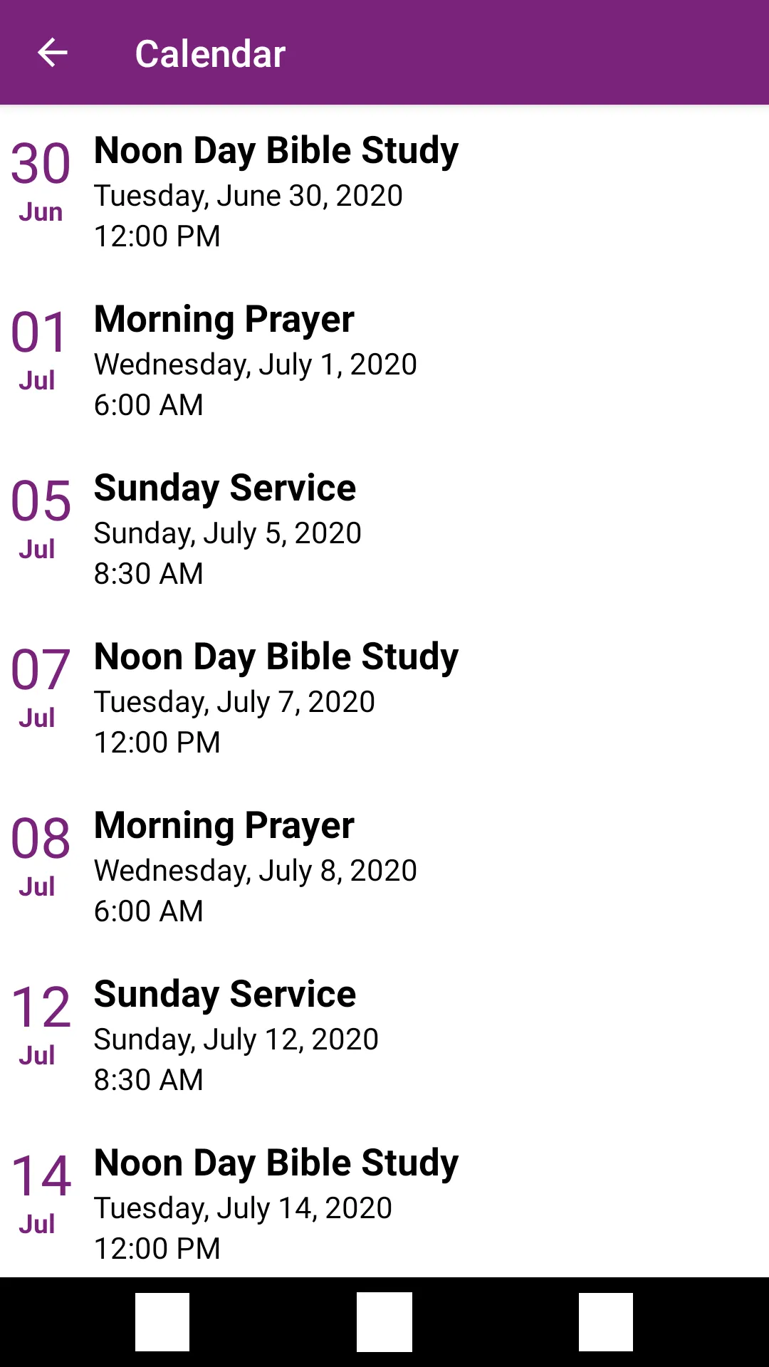 Mount Olive Baptist Church | Indus Appstore | Screenshot