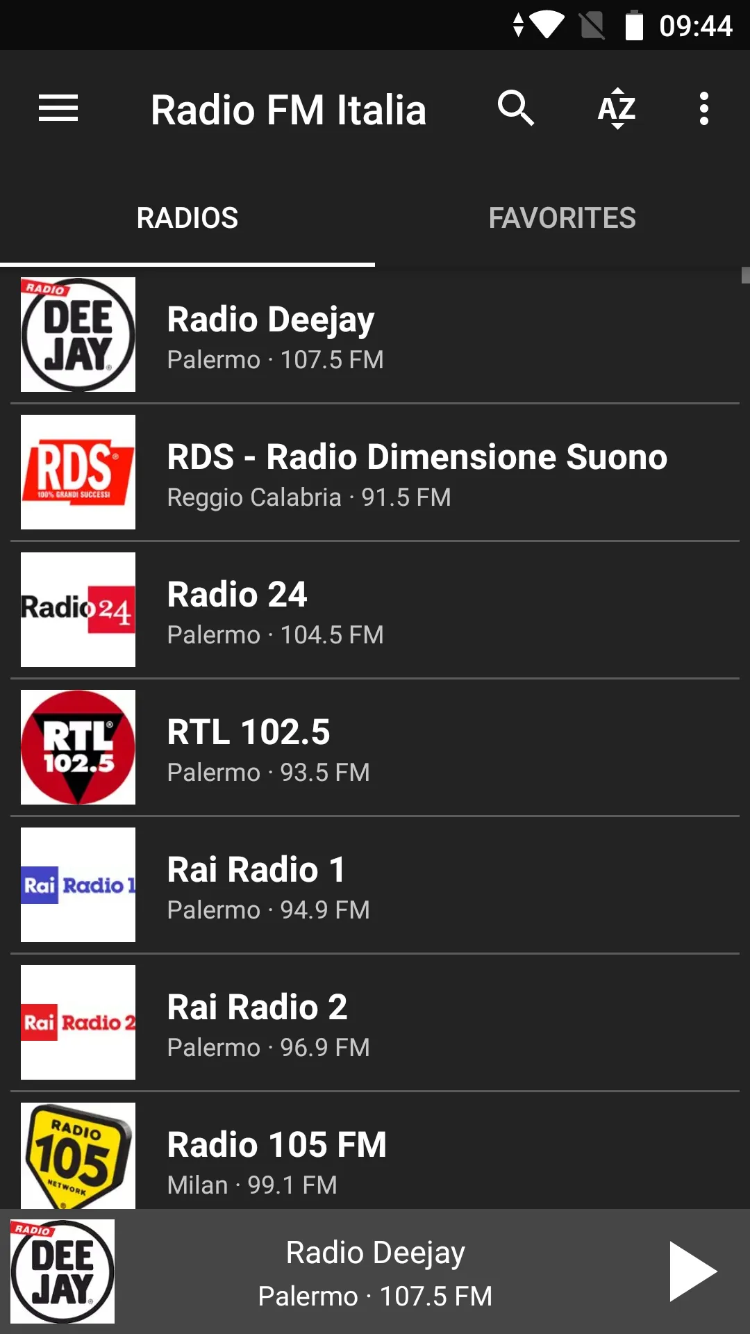 Radio FM Italia - Radio Online | Indus Appstore | Screenshot