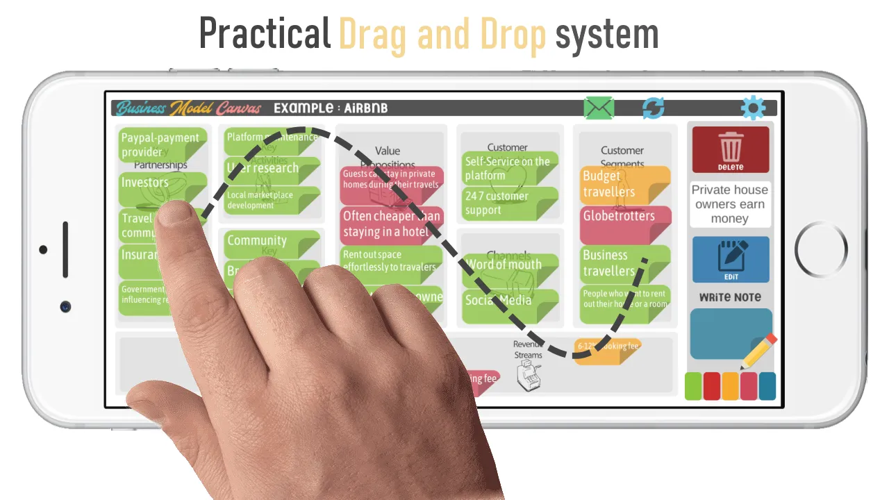 Business Model Canvas PRO | Indus Appstore | Screenshot