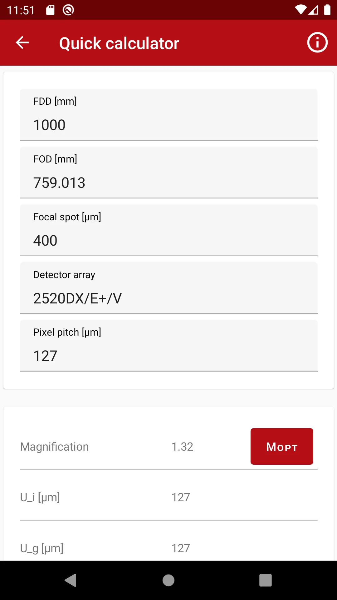 NDT X-ray Toolbox | Indus Appstore | Screenshot