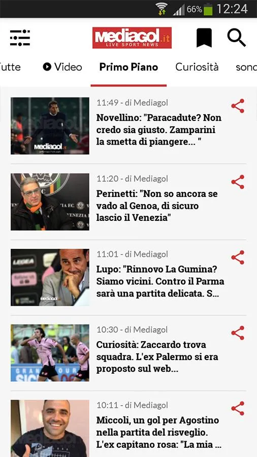 Mediagol Palermo News | Indus Appstore | Screenshot