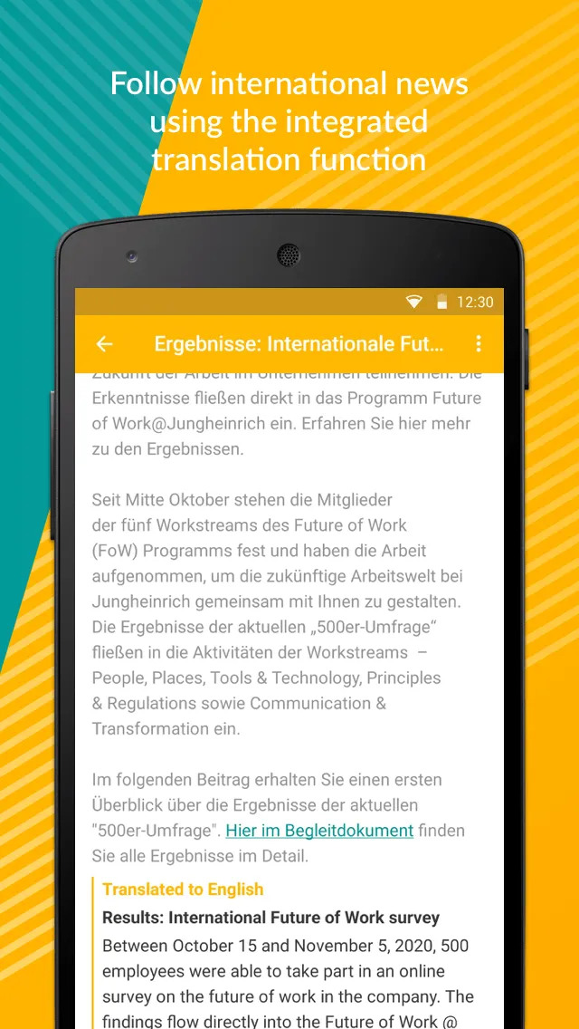 Jungheinrich Yellow App | Indus Appstore | Screenshot