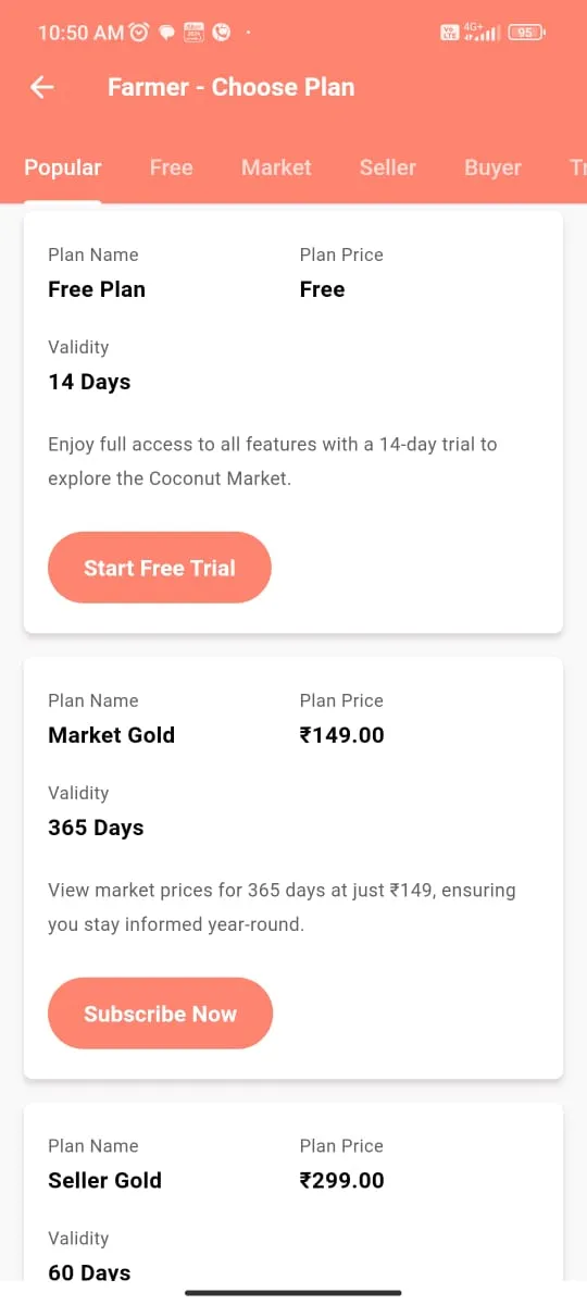Coconut Market - Buy & Sell | Indus Appstore | Screenshot