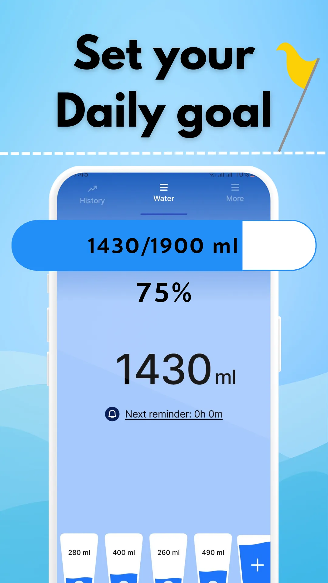 Water Tracker : Water Reminder | Indus Appstore | Screenshot