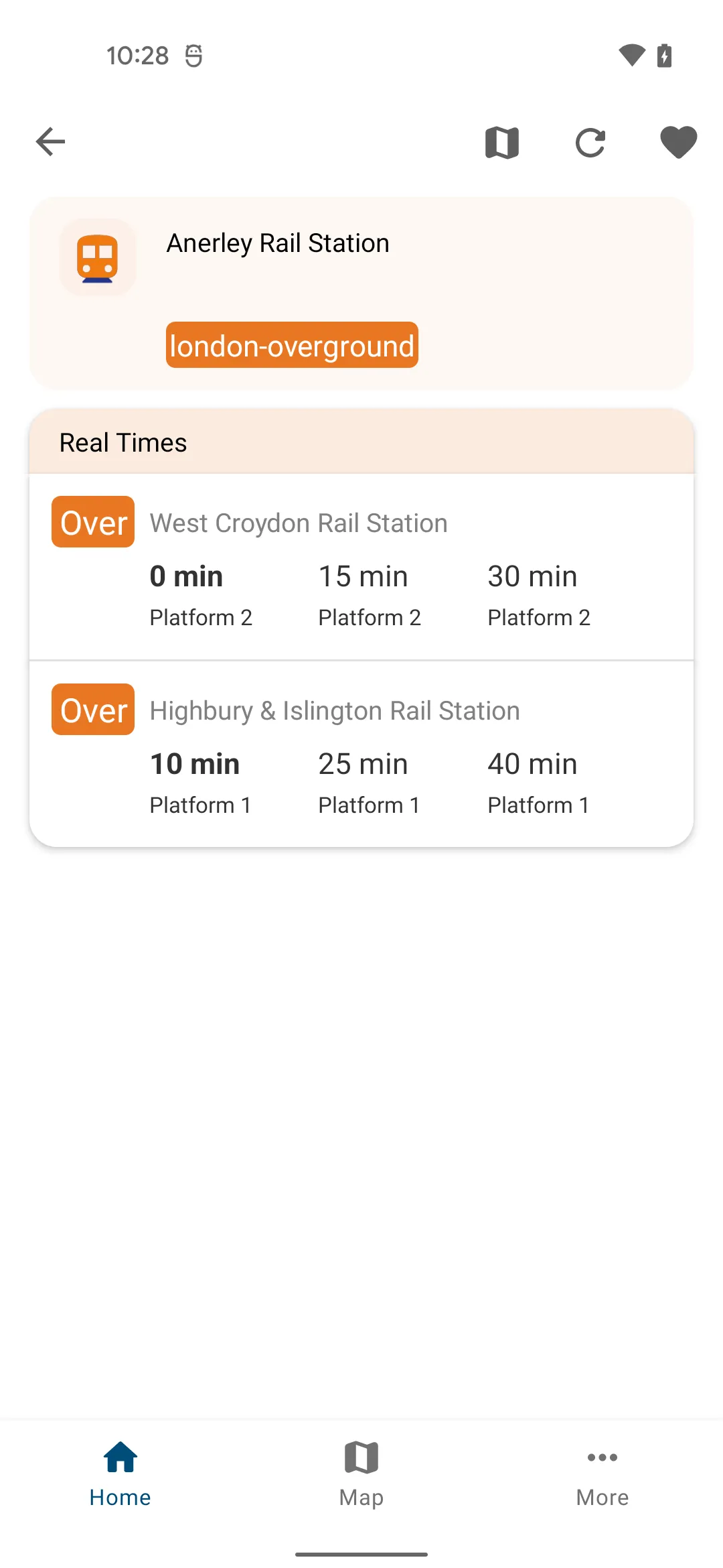 London Transport Live Times | Indus Appstore | Screenshot