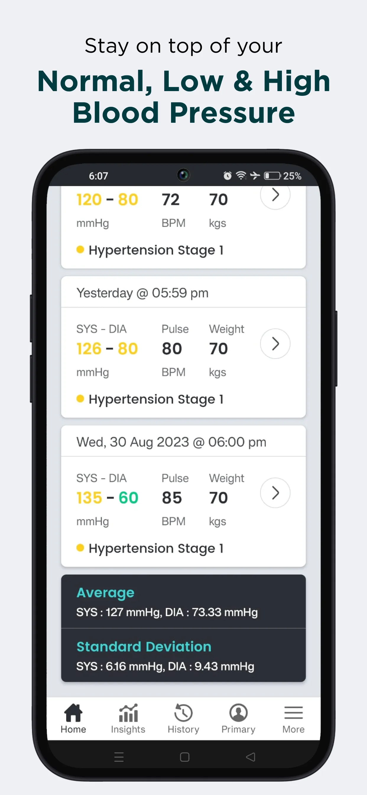 Blood Pressure App - SmartBP | Indus Appstore | Screenshot