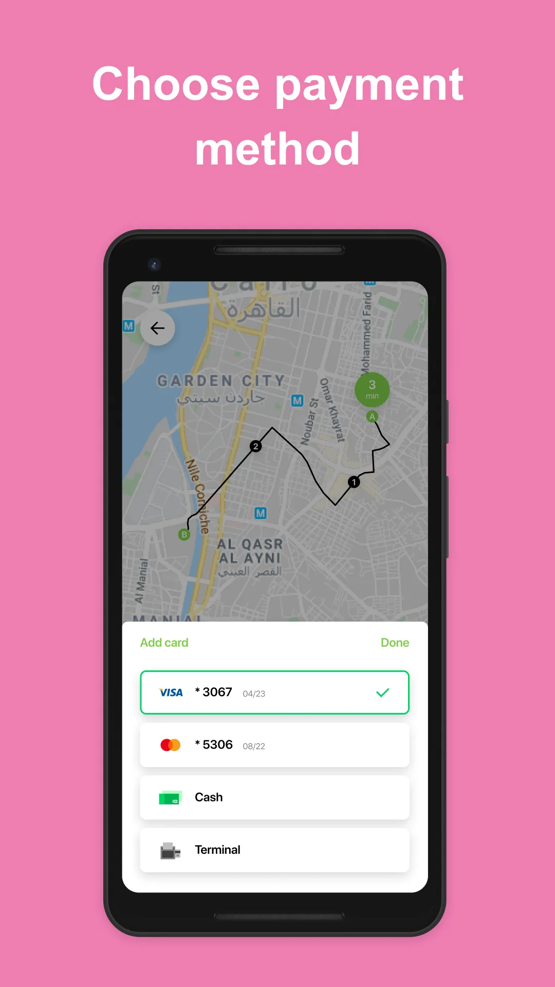 Pink Taxi Egypt | Indus Appstore | Screenshot