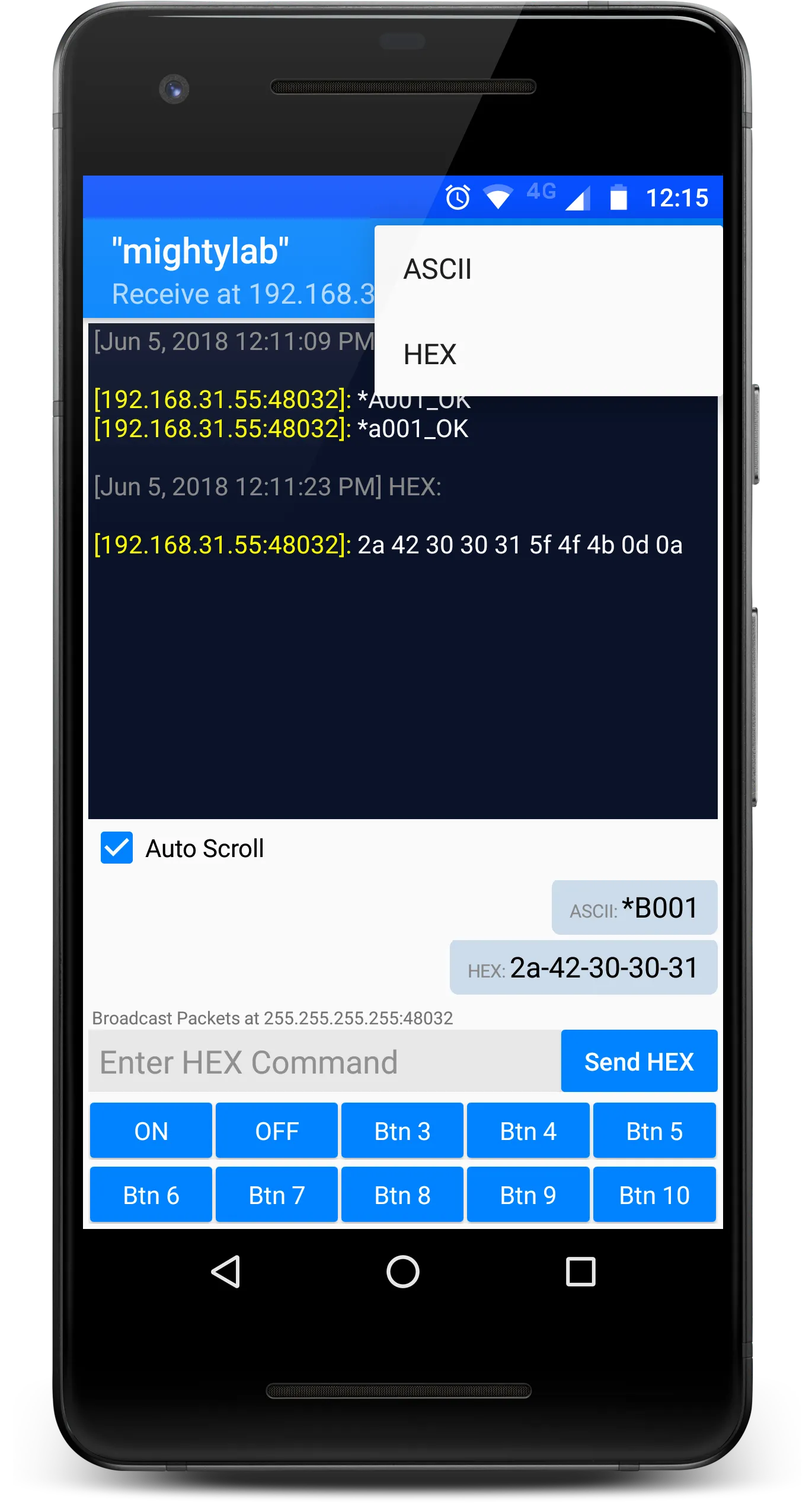 UDP Terminal | Indus Appstore | Screenshot