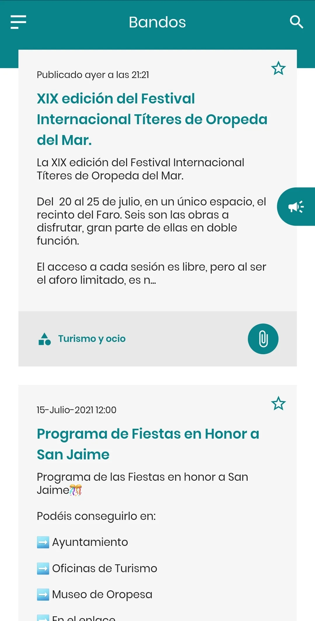 Oropesa del Mar Informa | Indus Appstore | Screenshot