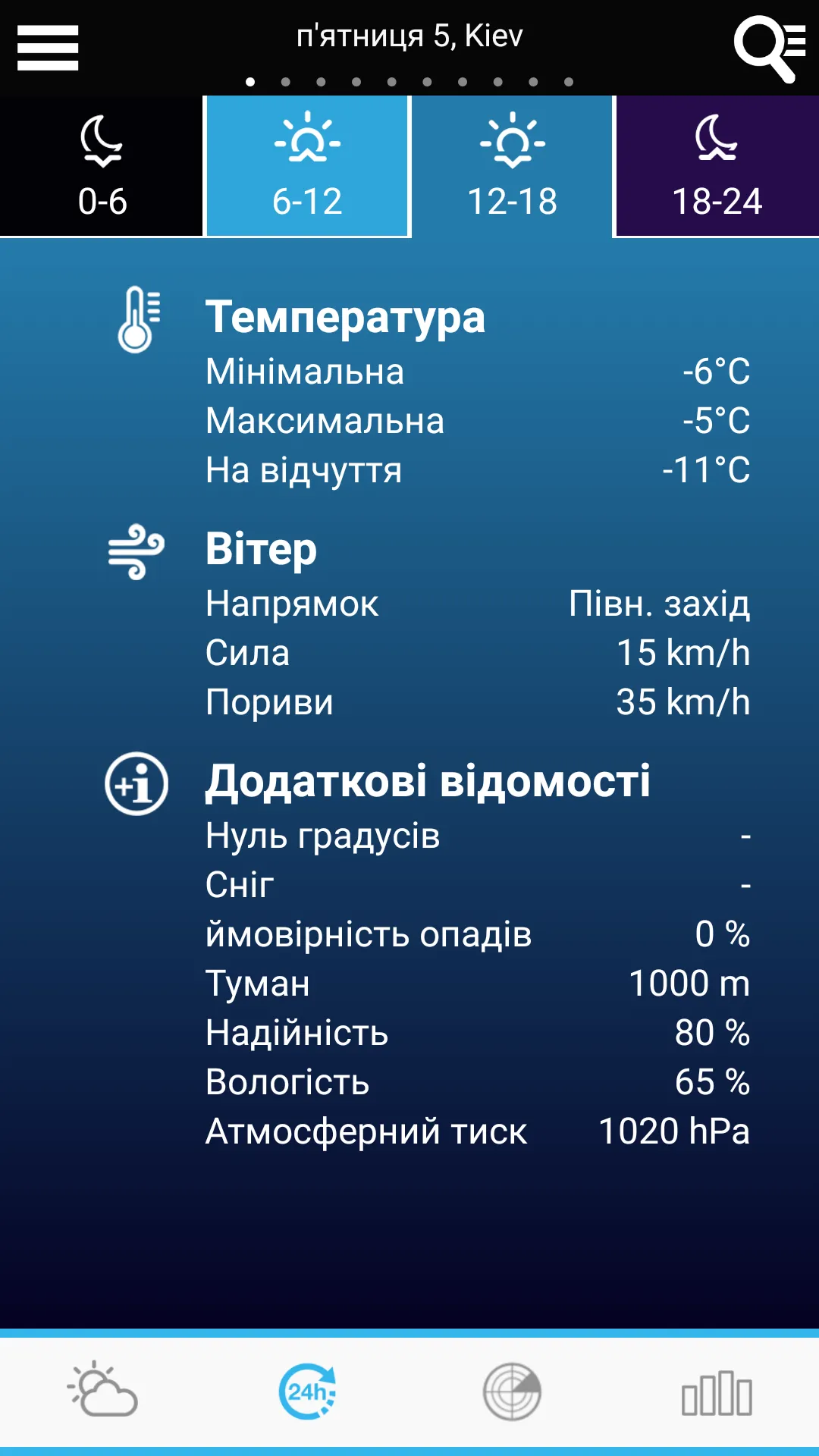 Weather for Ukraine | Indus Appstore | Screenshot