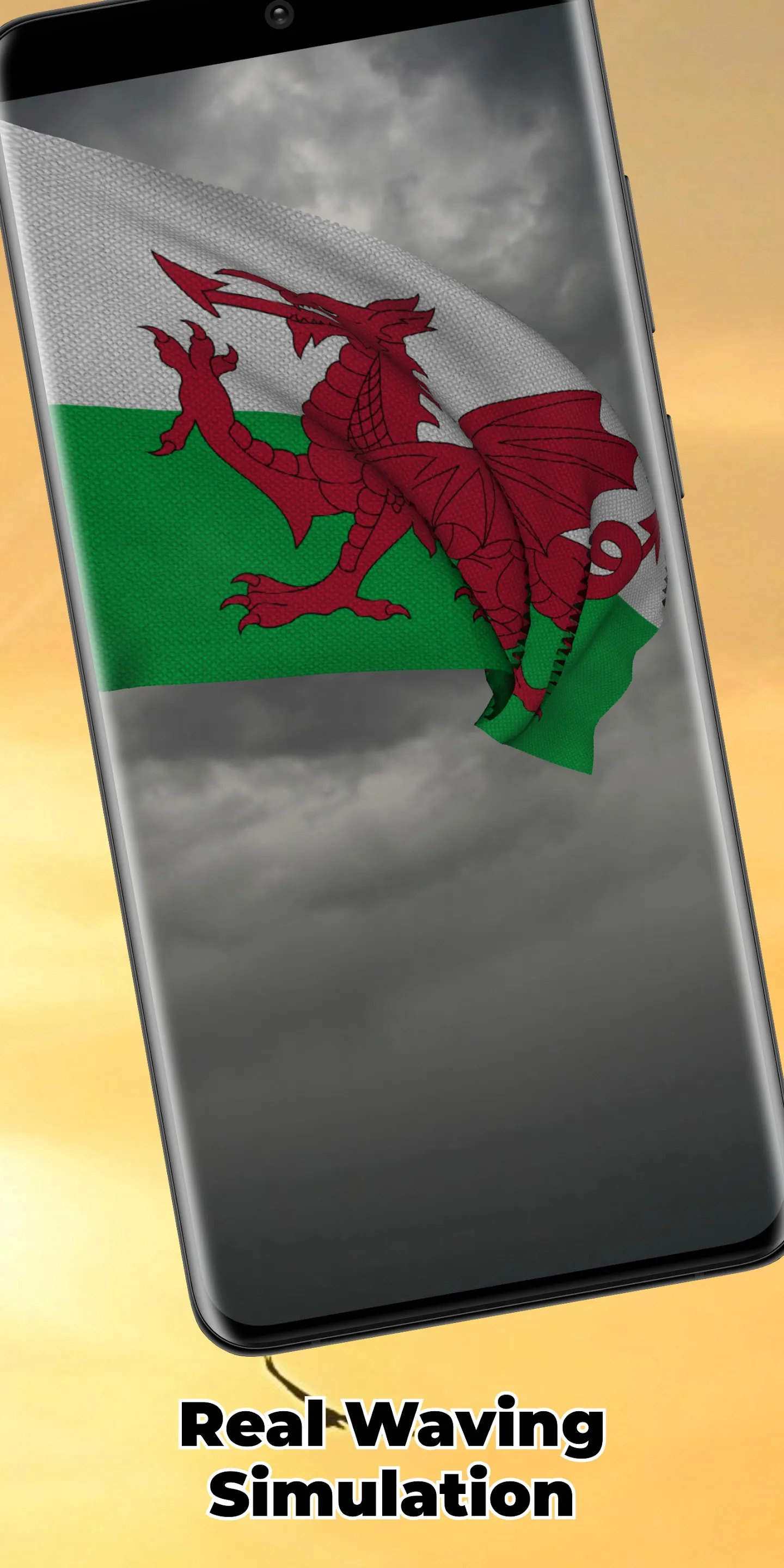 Welsh Flag Live Wallpaper | Indus Appstore | Screenshot