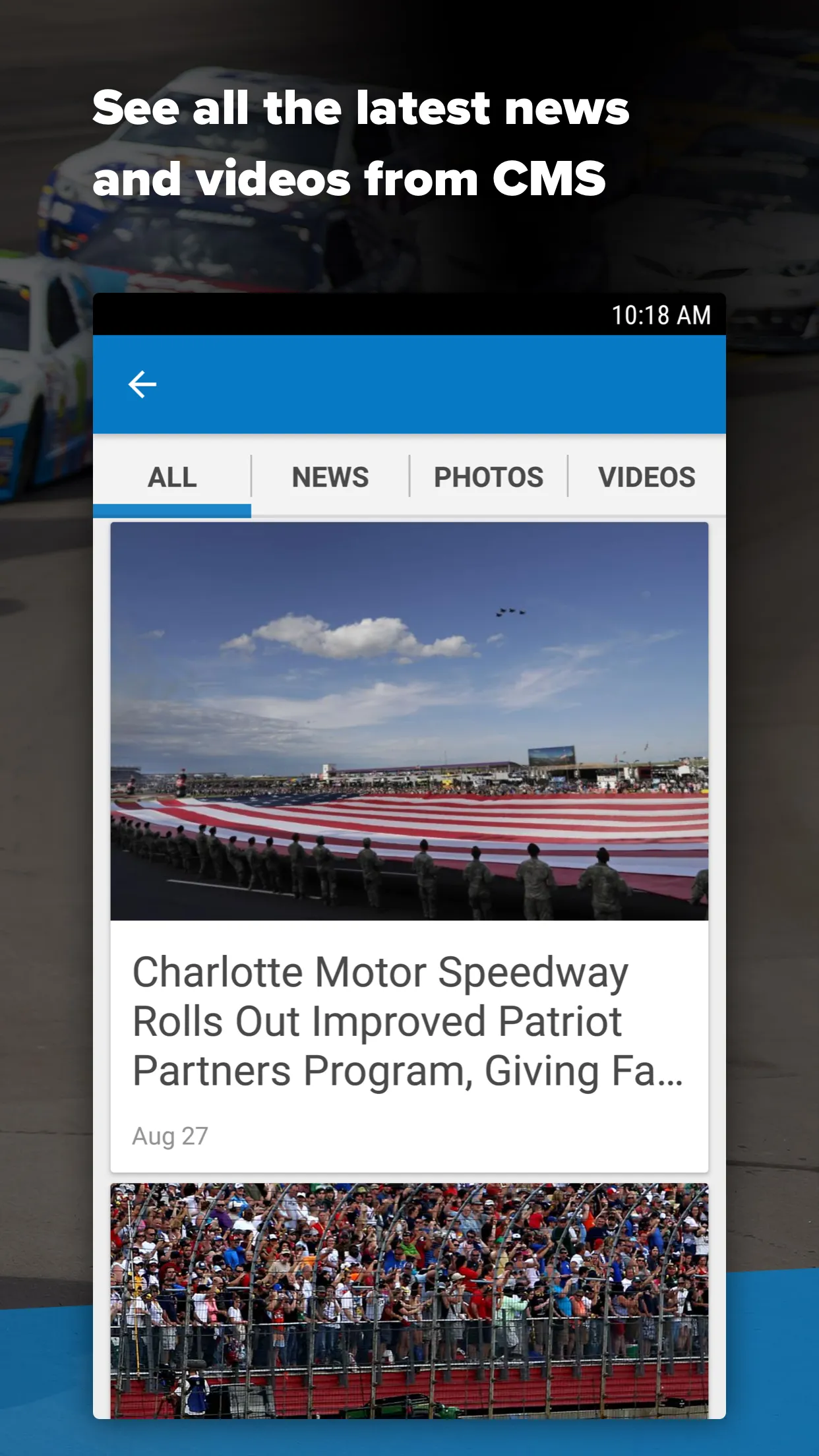 Charlotte Motor Speedway | Indus Appstore | Screenshot