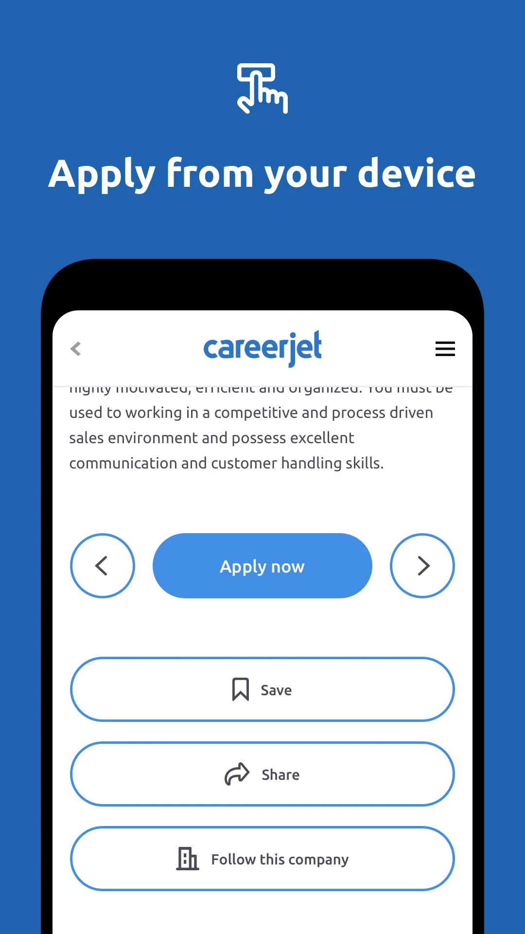 Jobs - Job Search - Careers | Indus Appstore | Screenshot