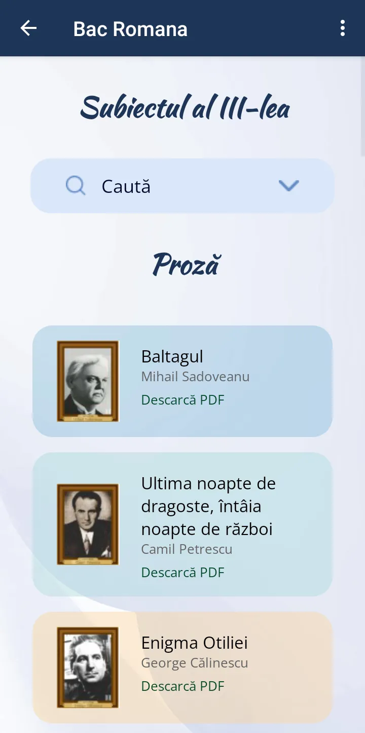 Comentarii BAC Romana | Indus Appstore | Screenshot