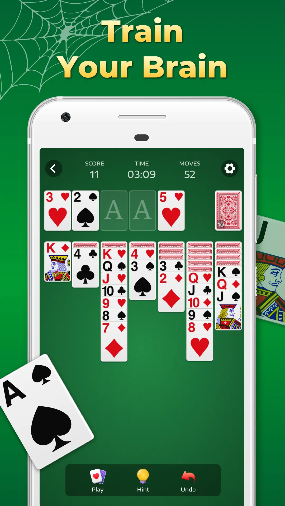 Spider Solitaire Classic Games | Indus Appstore | Screenshot