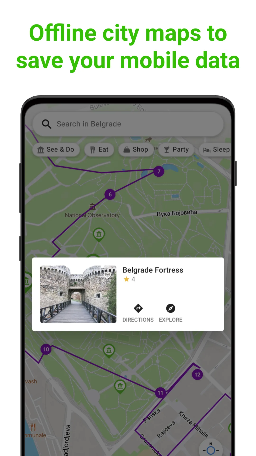 Belgrade Tour Guide:SmartGuide | Indus Appstore | Screenshot