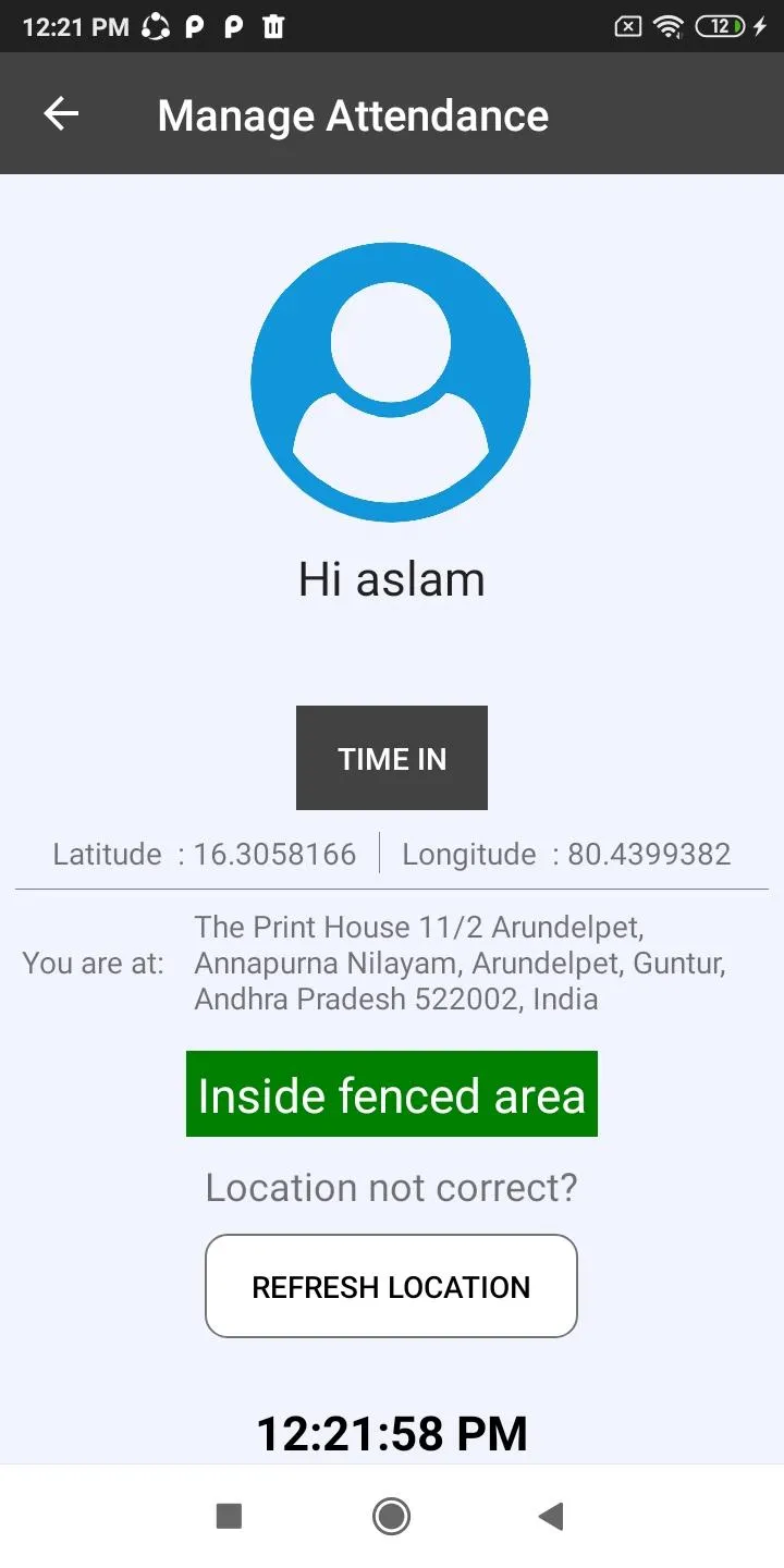 Jangaon Attendance | Indus Appstore | Screenshot