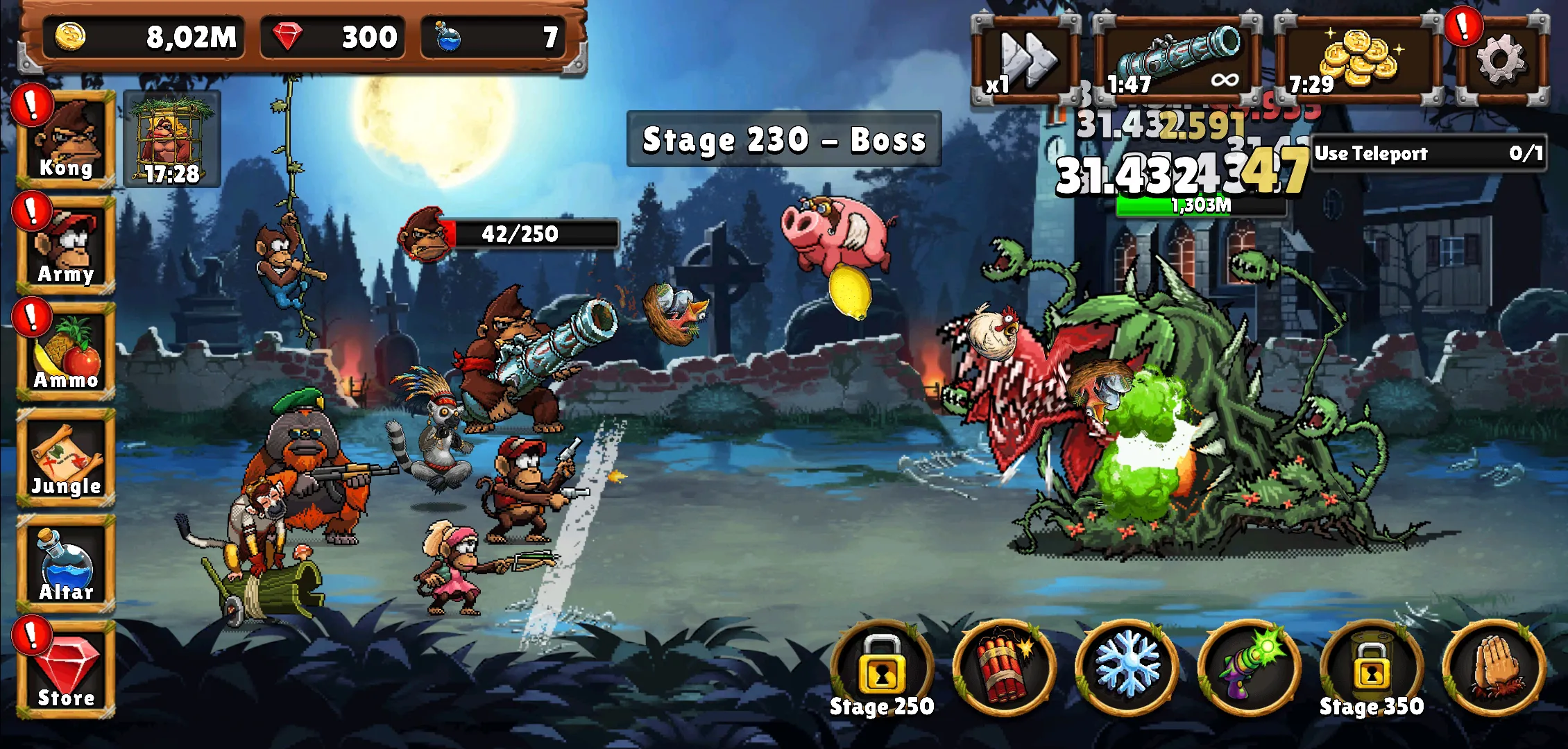 Apes vs. Zombies | Indus Appstore | Screenshot