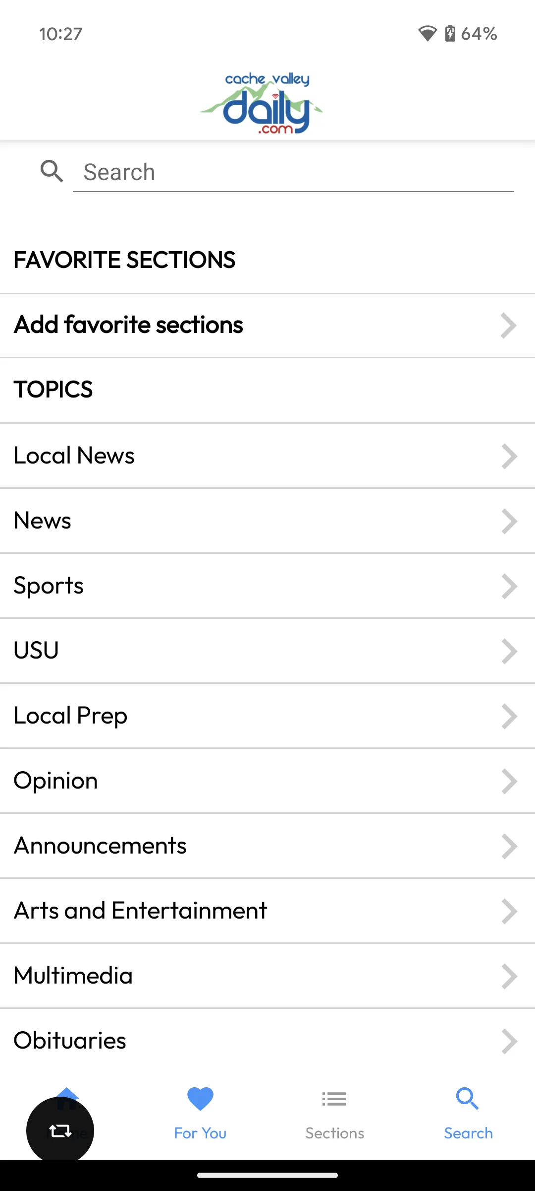 Cache Valley Daily | Indus Appstore | Screenshot