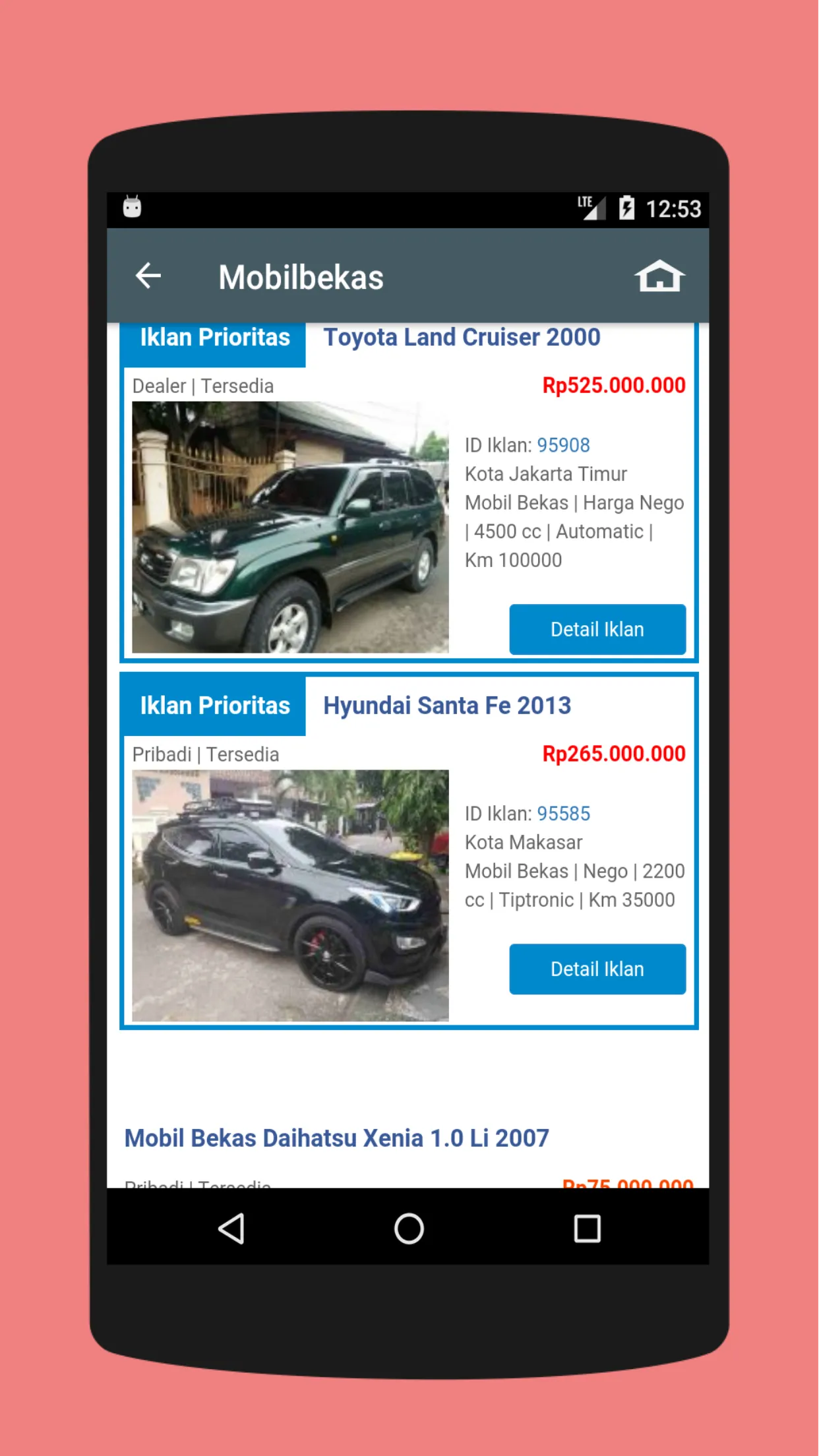 Mobil Bekas Indonesia | Indus Appstore | Screenshot