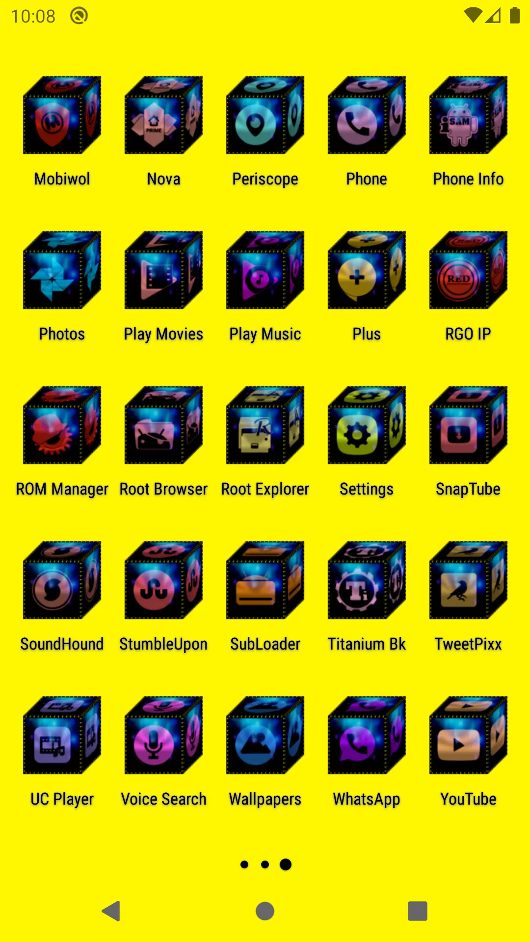 3D Colorful Icon Pack | Indus Appstore | Screenshot