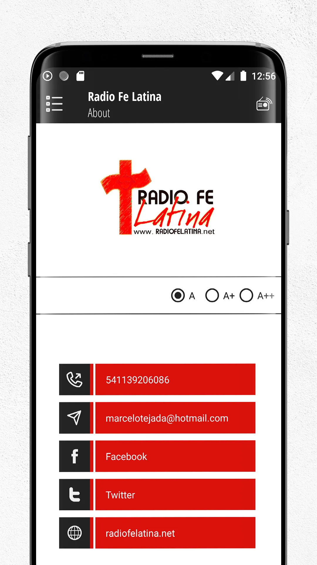 Radio Fe Latina | Indus Appstore | Screenshot