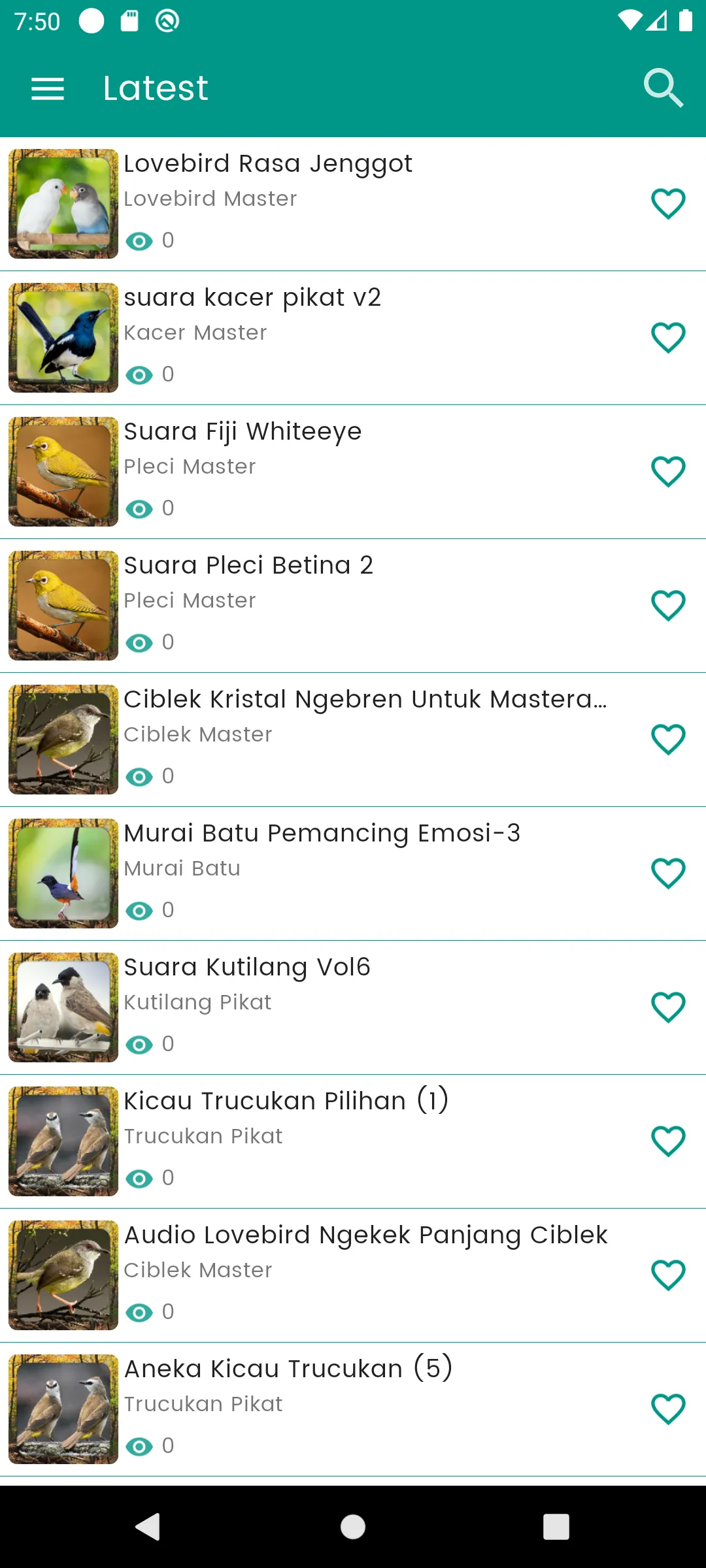 Suara Burung Murai Betina | Indus Appstore | Screenshot