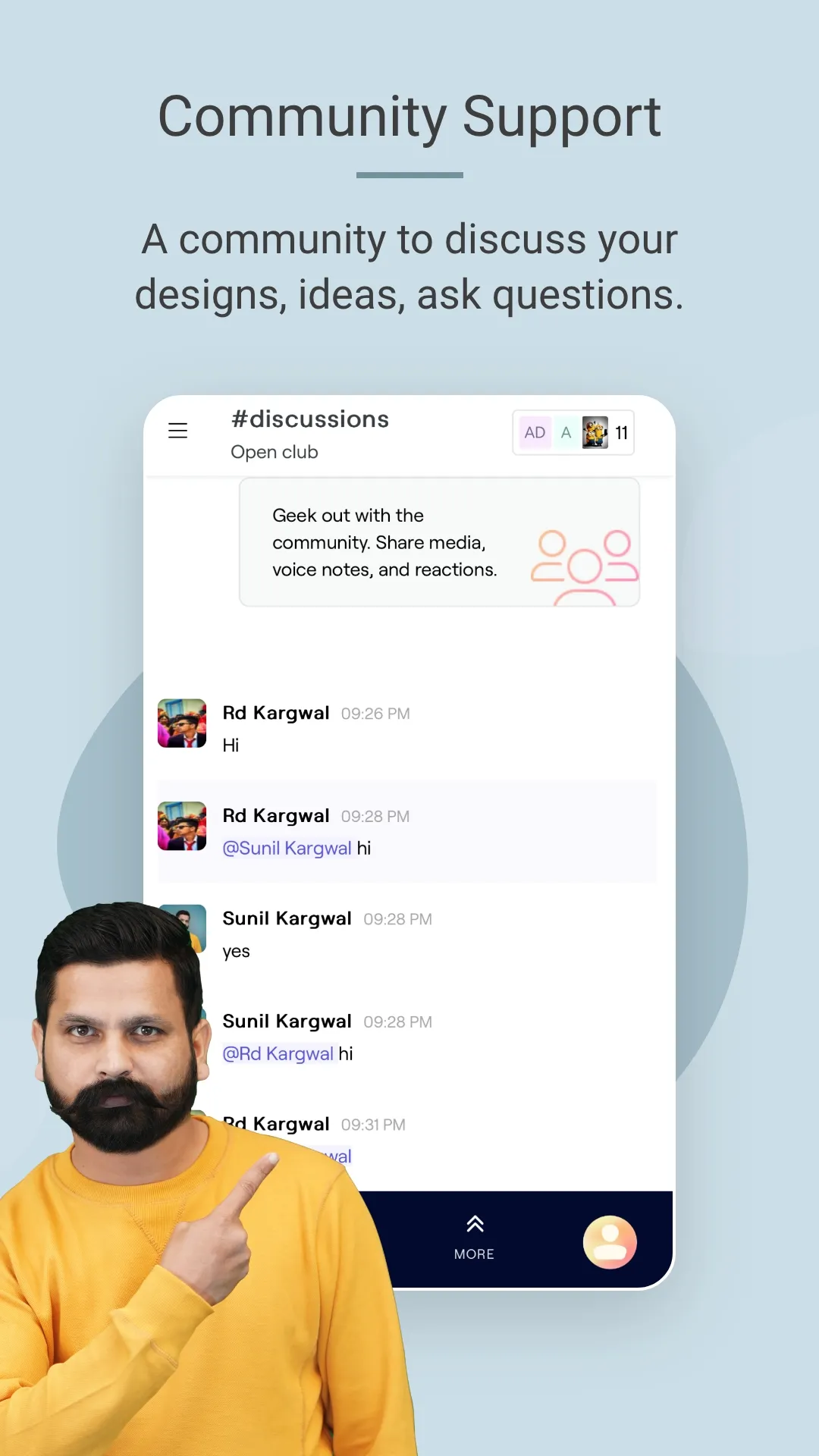 Graphics Guruji UX UI | Indus Appstore | Screenshot