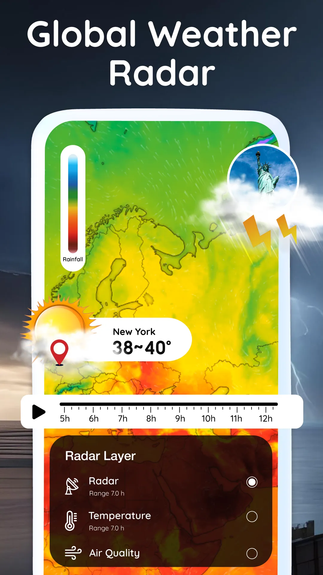 Live Weather: Radar & Forecast | Indus Appstore | Screenshot