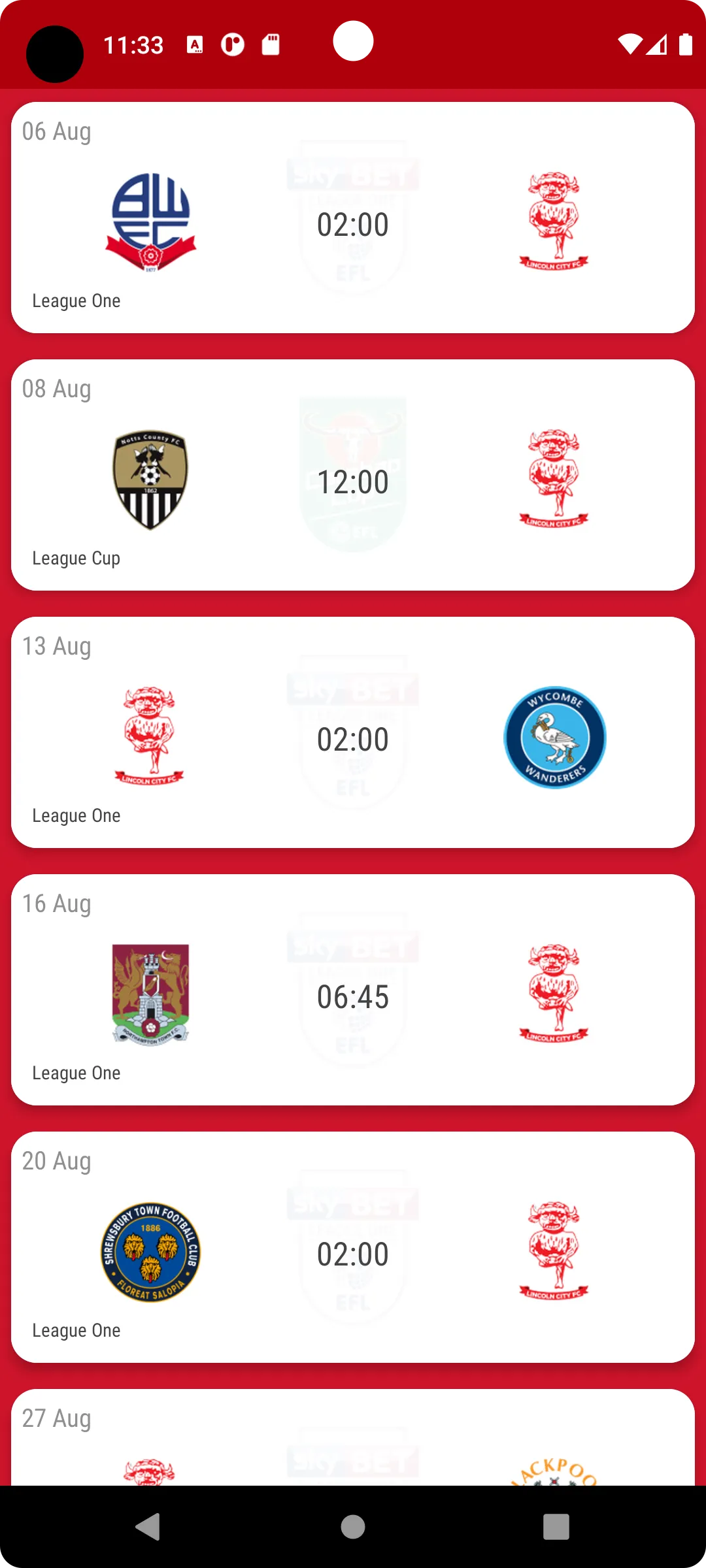 Lincoln City Fan App | Indus Appstore | Screenshot