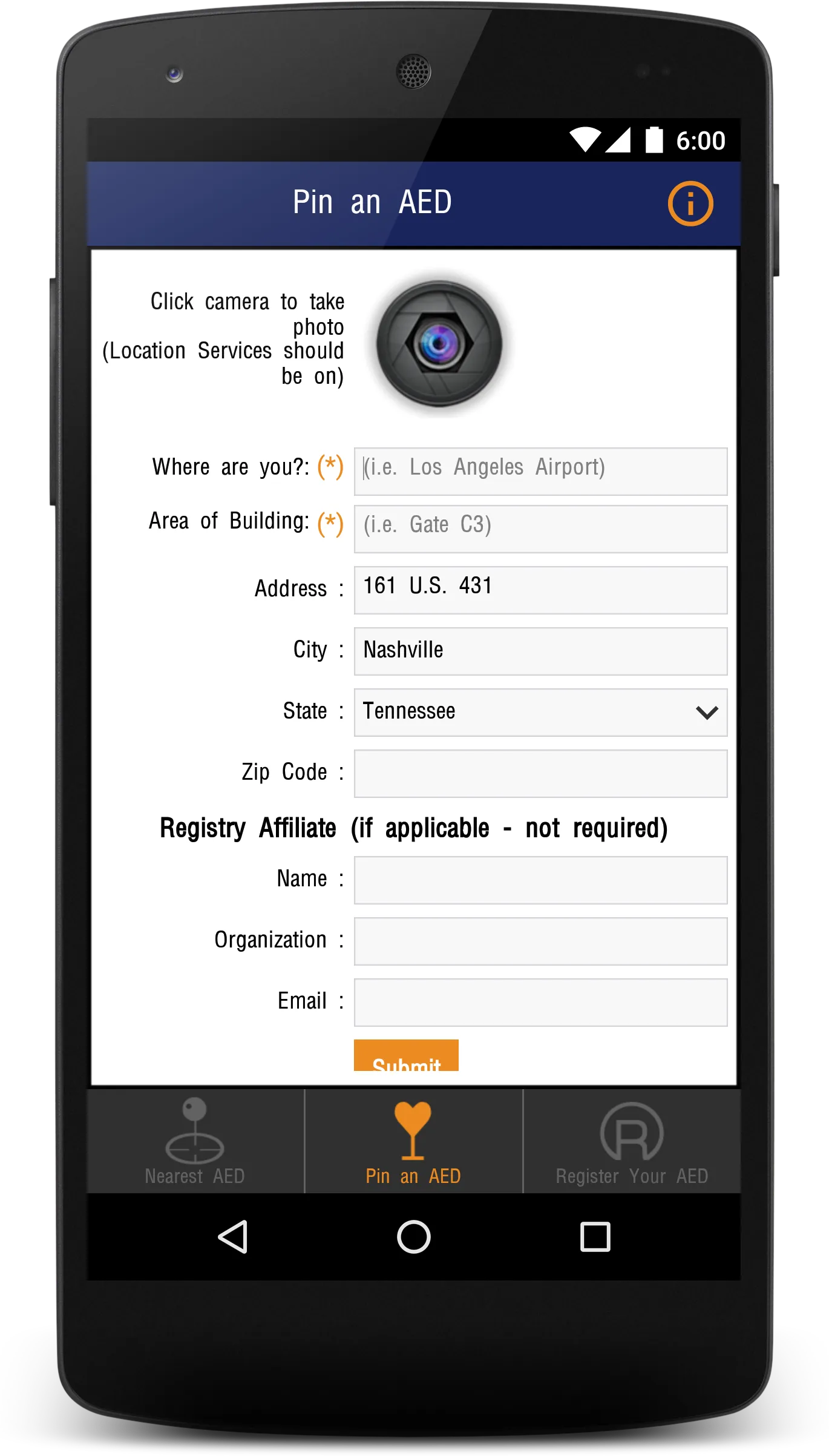 AED Registry | Indus Appstore | Screenshot