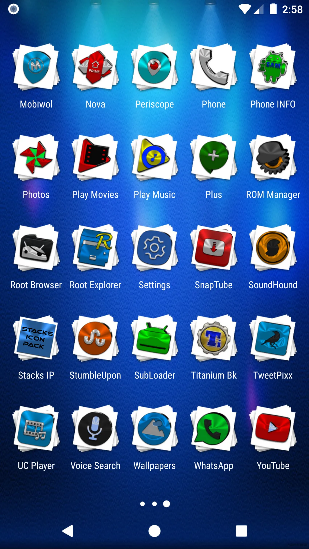 Stacks Icon Pack | Indus Appstore | Screenshot