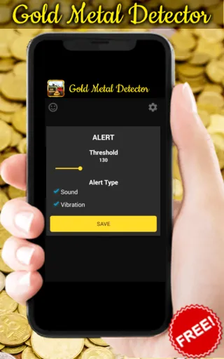 Gold Metal Detector StudFinder | Indus Appstore | Screenshot