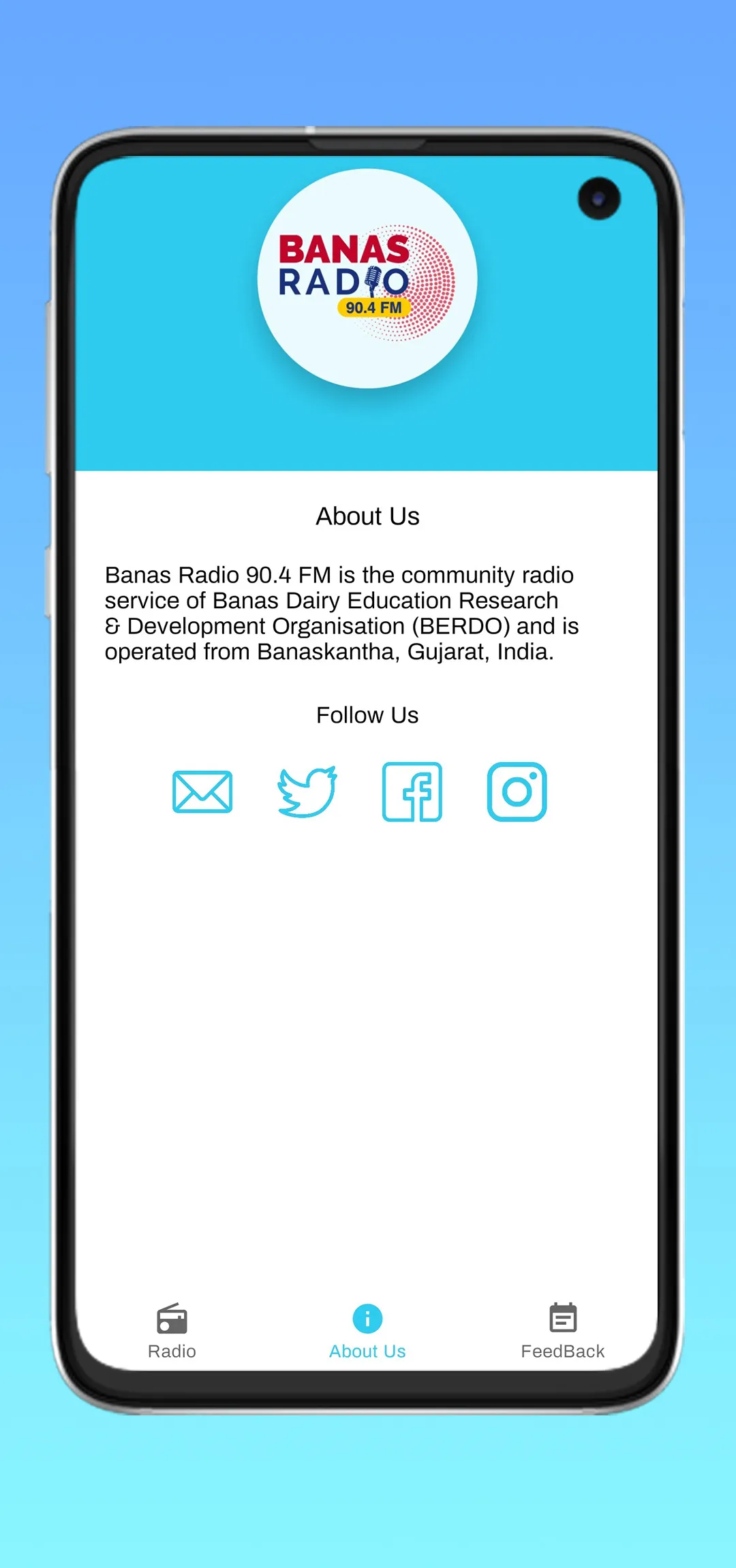 Banas Radio 90.4 FM | Indus Appstore | Screenshot