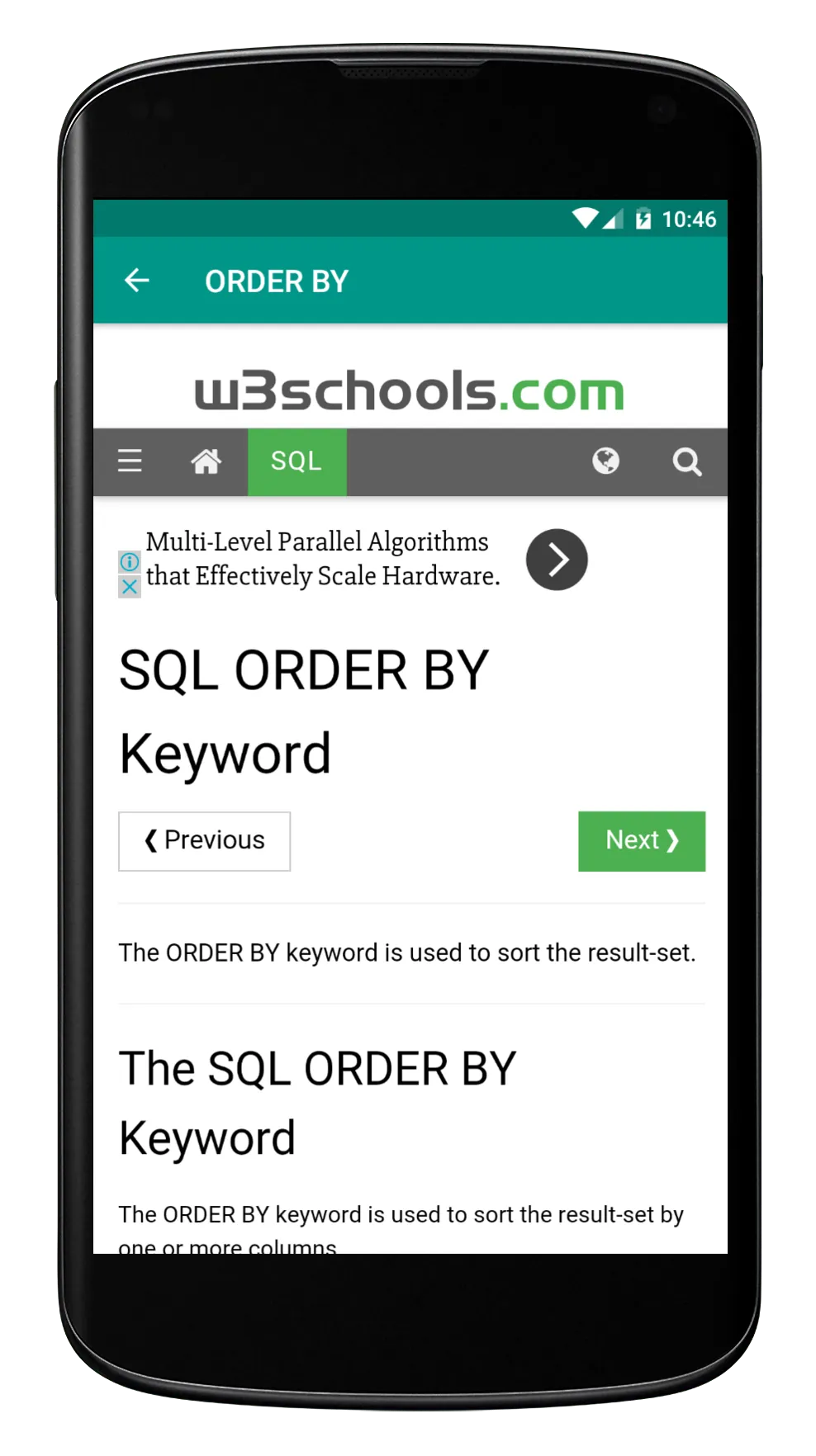 SQL Practice PRO - Learn DBs | Indus Appstore | Screenshot