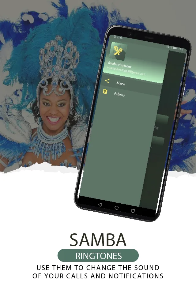 Samba ringtones, samba sounds | Indus Appstore | Screenshot