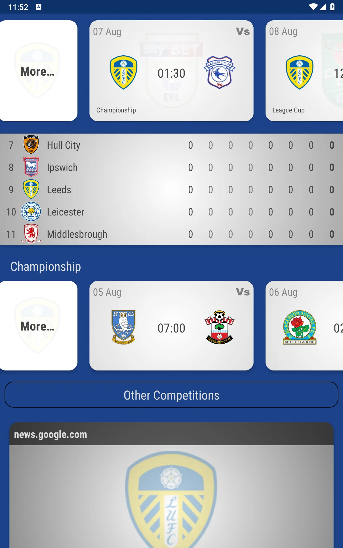 Leeds United Fan App | Indus Appstore | Screenshot