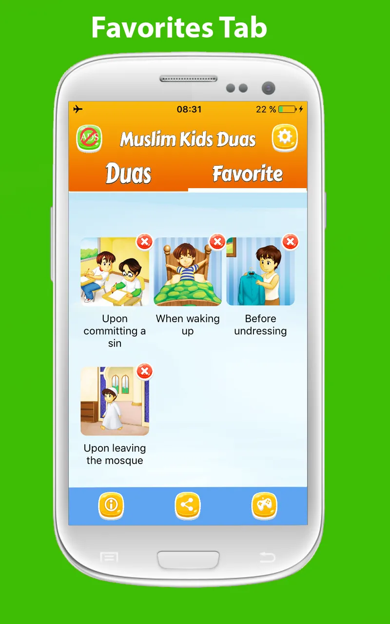 Daily duas for kids Muslim dua | Indus Appstore | Screenshot