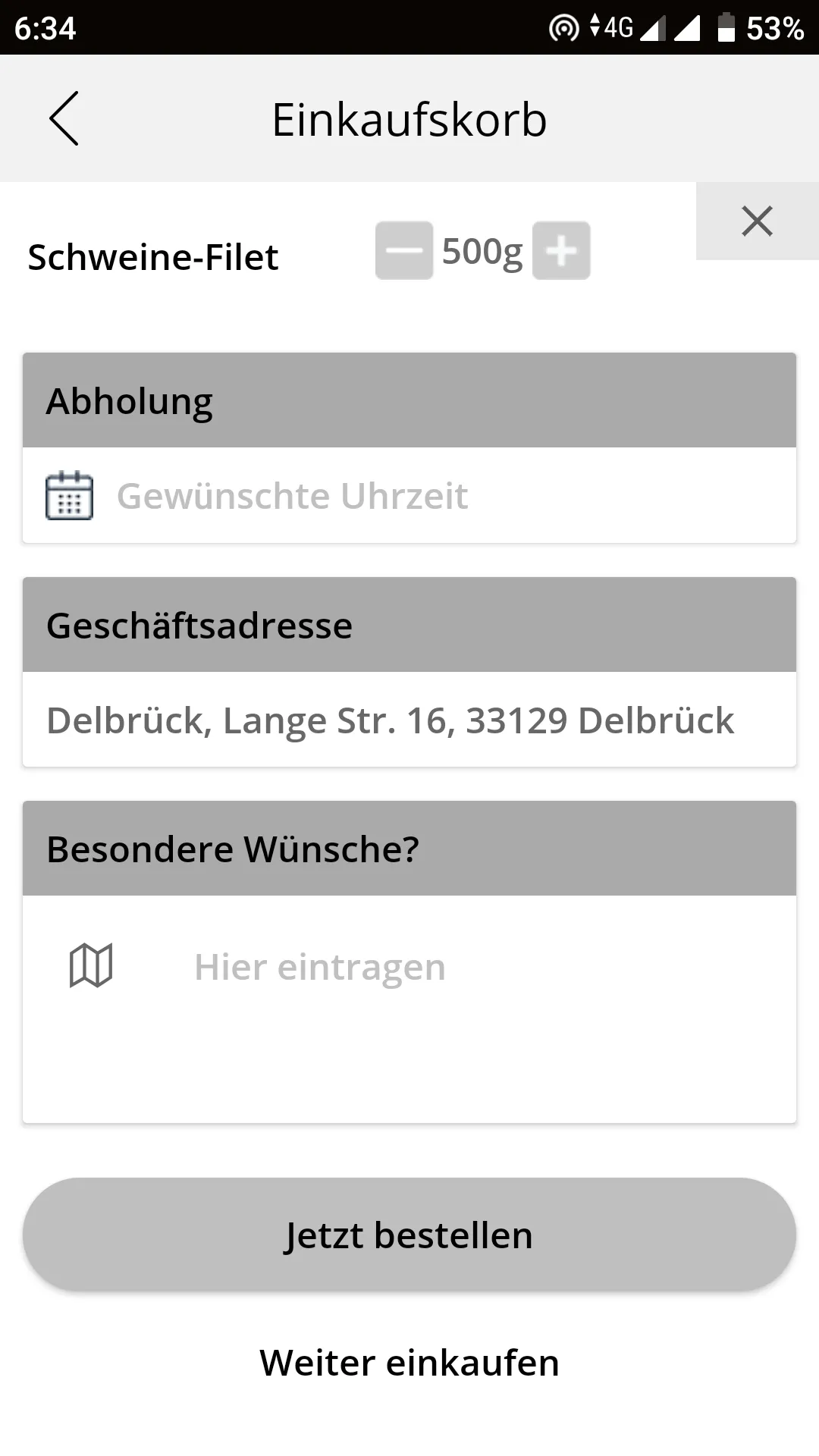 Fleischerei Voß | Indus Appstore | Screenshot