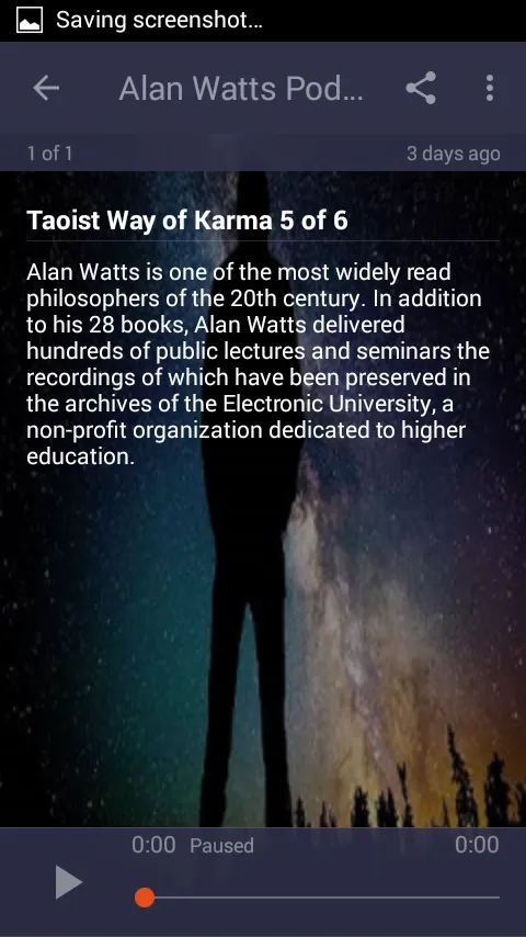 Alan Watts Teachings | Indus Appstore | Screenshot