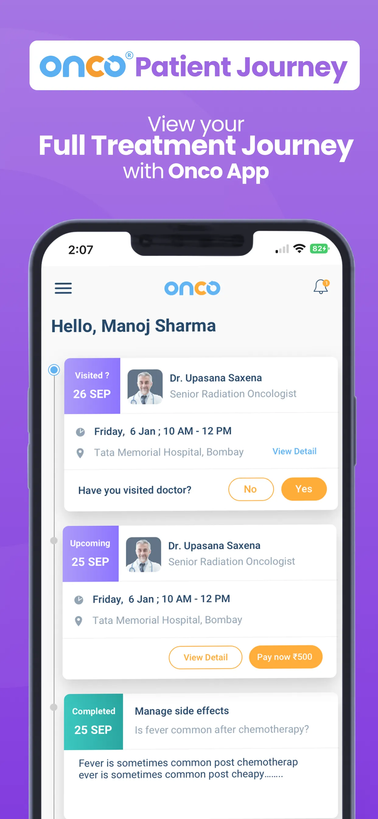 Onco Cancer Care | Indus Appstore | Screenshot