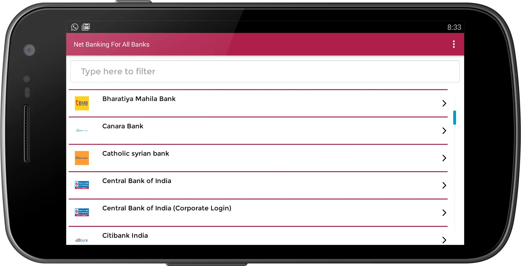 Netbanking app for india banks | Indus Appstore | Screenshot