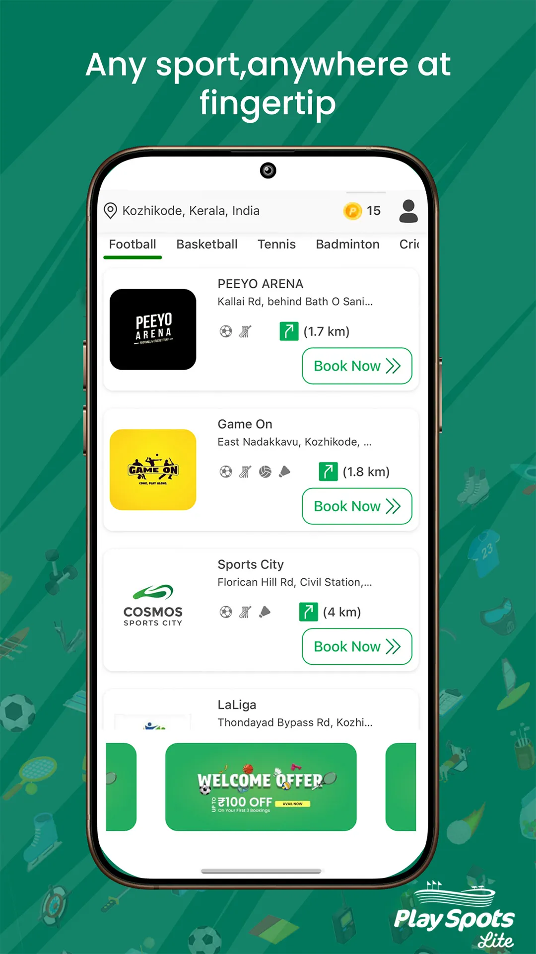 PlaySpots Lite | Indus Appstore | Screenshot