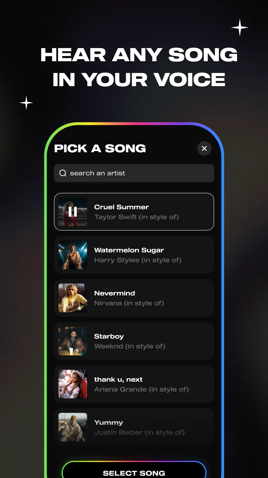 Popstarz.ai: AI Voice Karaoke | Indus Appstore | Screenshot