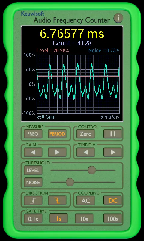 Audio Frequency Counter | Indus Appstore | Screenshot