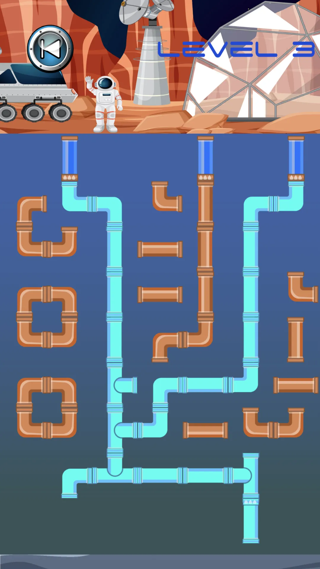 Space Pipes Connect Puzzle | Indus Appstore | Screenshot