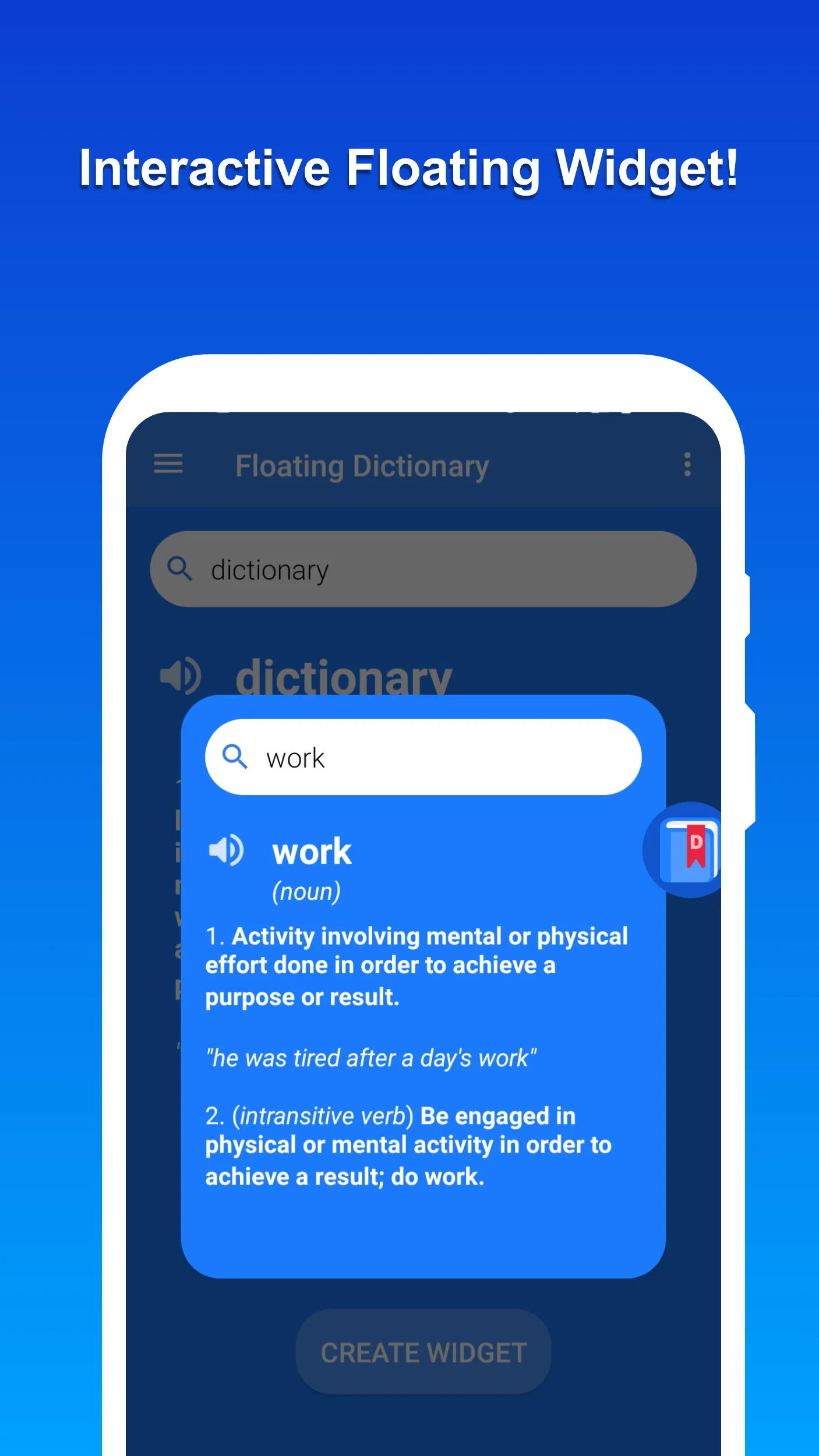 Floating Dictionary | Indus Appstore | Screenshot